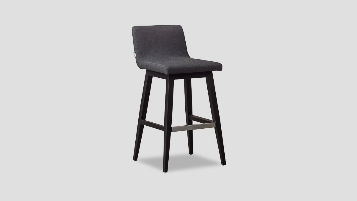 Viaduct Dining Chair Black Sooty Angle