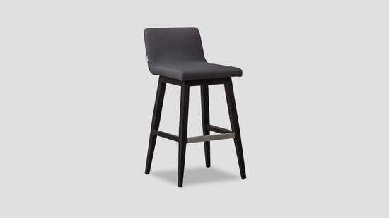 Viaduct Dining Chair Black Sooty Angle