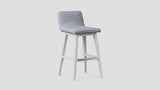 Viaduct Dining Chair White Lead Chine Angle