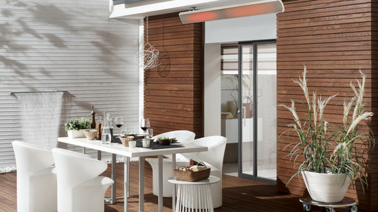 Heatscope Vision 3200w Radiant Heater - White Installed