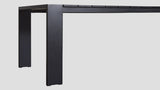 Waiheke Alu Dining Table Black Legs
