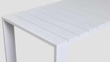 Waiheke Alu Dining Table White Closeup 2