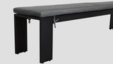 Waiheke Bench Black Graphite Closeup