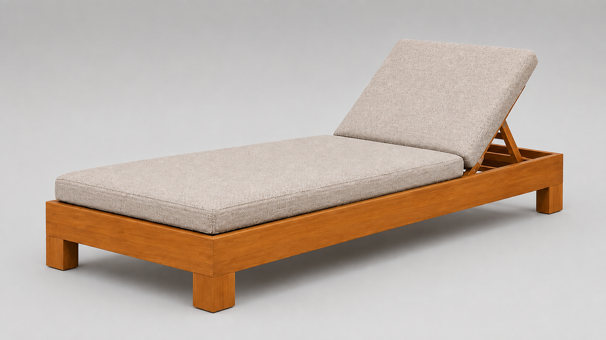 WAIPOUA TEAK LOUNGER