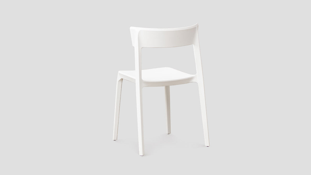 Westmere Dining Chair White Rear