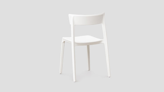 Westmere Dining Chair White Rear