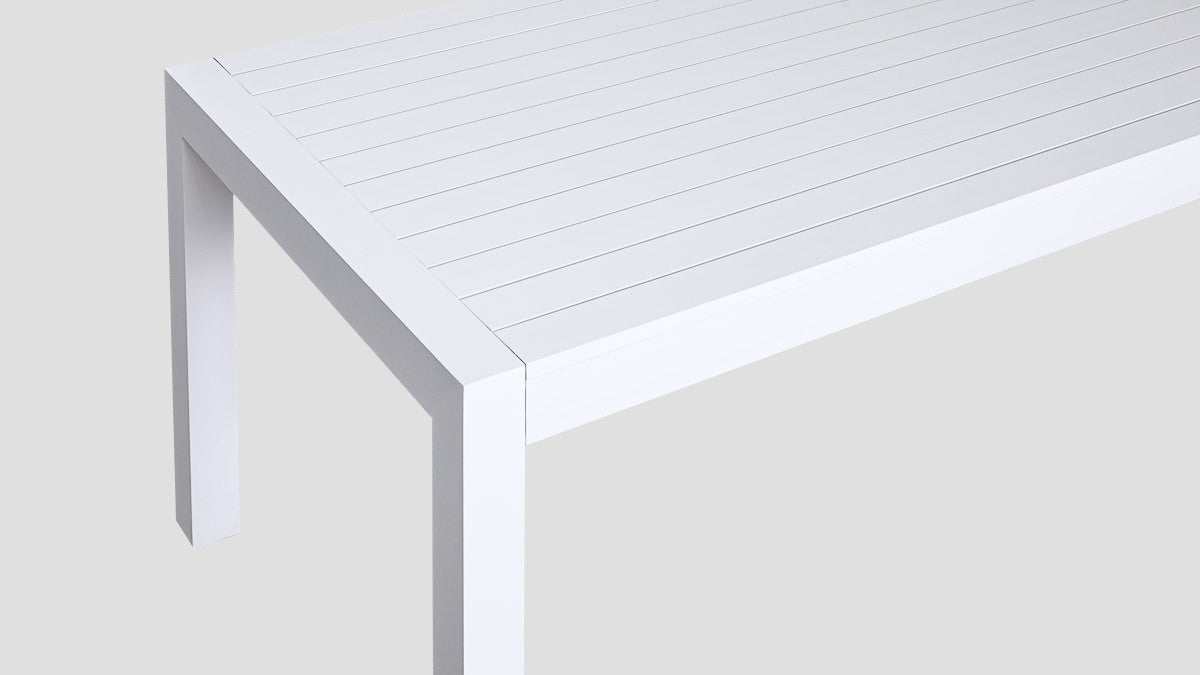 Whangamata Dining Table White Closeup
