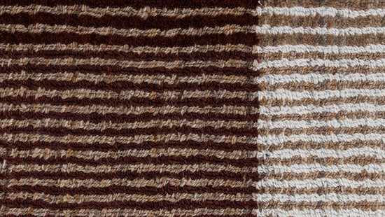 Bedrock Outdoor Rug — Claret cut-and-loop pile detail, 160 x 230 cm to 300 x 400 cm