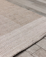 Bedrock Outdoor Rug — Sand styled setting, 160 x 230 cm to 300 x 400 cm