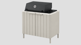 Q-Boo Wave 100 BBQ Grey with Daze Dekton – 1000 x 650 x 900 mm