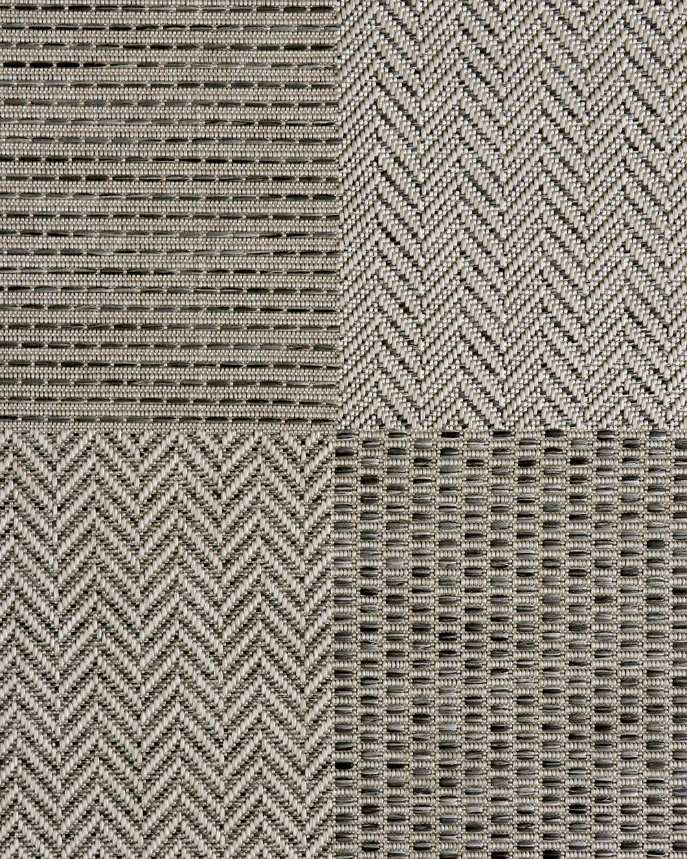 Collingwood Outdoor Rug Oatmeal flatweave texture close-up