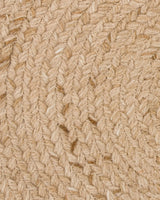 Corfu Outdoor Round Floor Rug Sisal braided PET texture detail