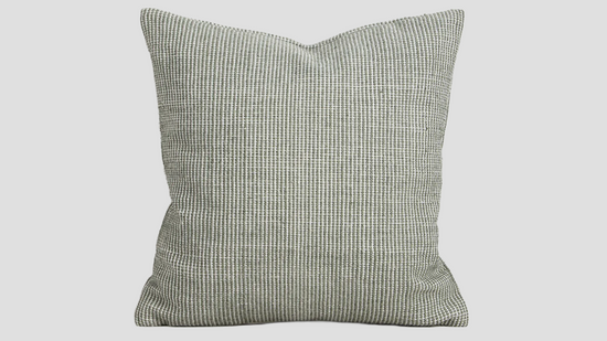 Dune Outdoor Throw Cushion in Eucalyptus – full cushion