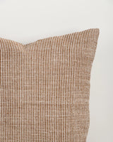 Dune Outdoor Throw Cushion in Tobacco – woven detail