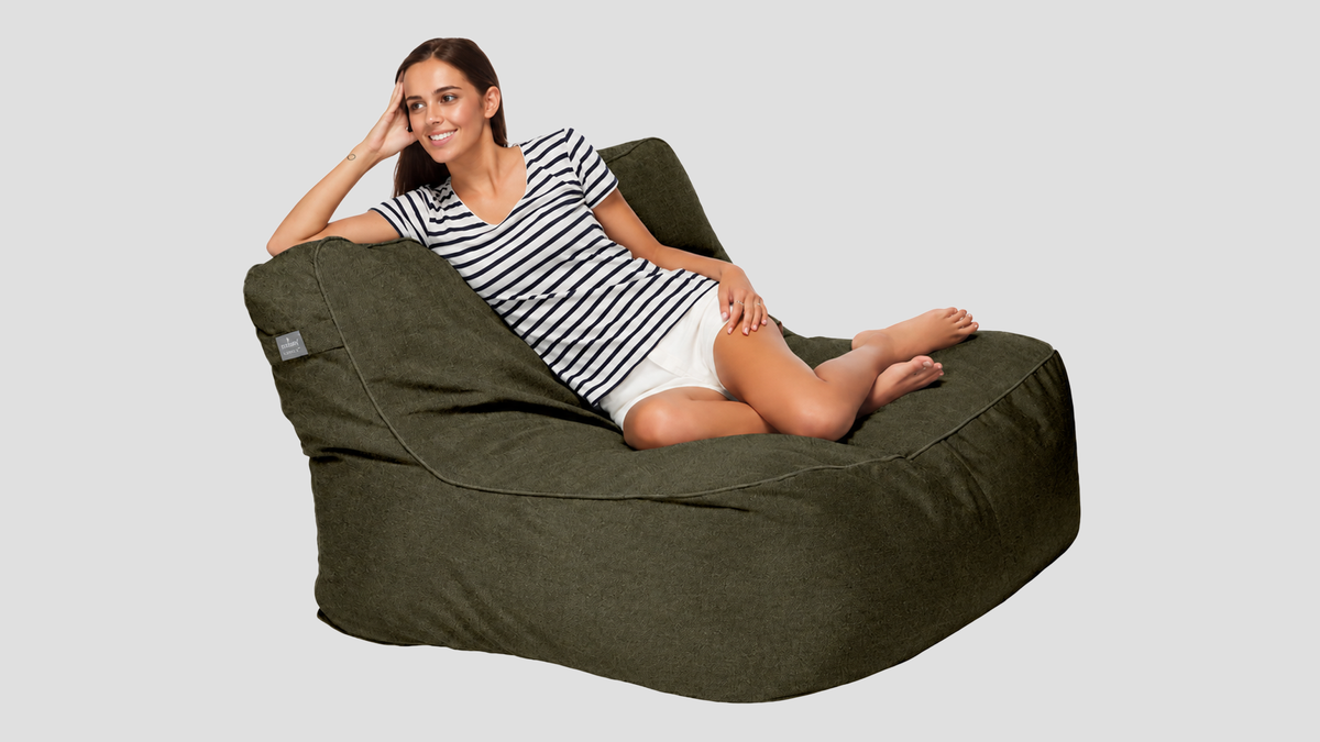 Isla Chair Luxe Sage, 1100 x 1100 x 750 mm