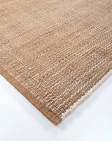 Lonsdale Outdoor Floor Rug Cumin handwoven corner detail
