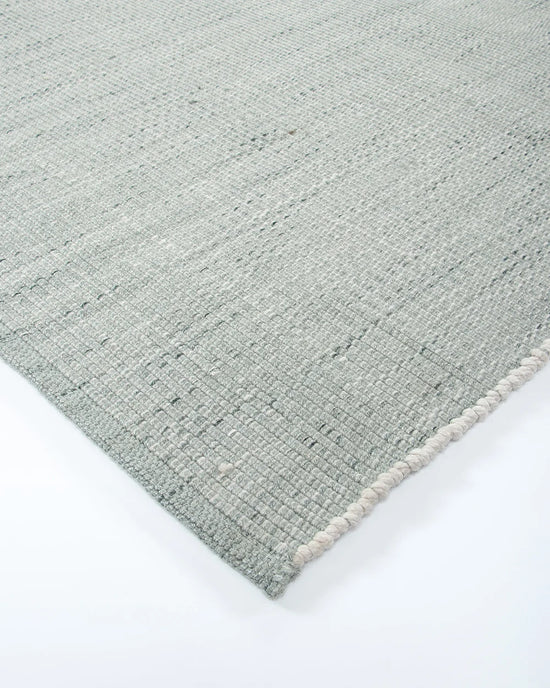 Lonsdale Outdoor Floor Rug Eucalyptus handwoven corner detail