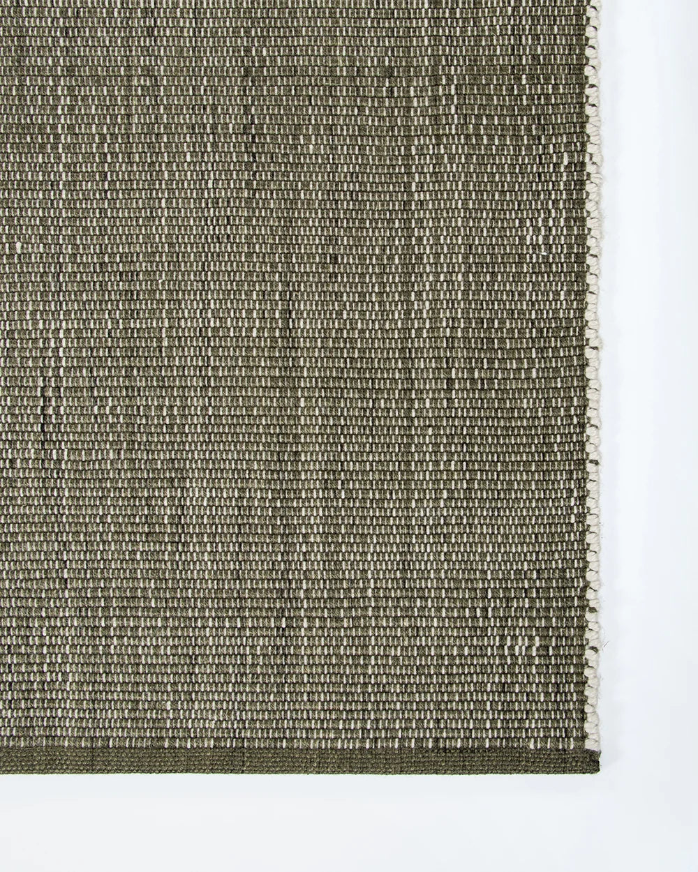Lonsdale Outdoor Floor Rug Olive woven pattern detail