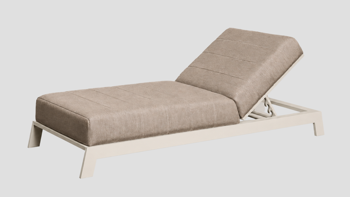 Piha Lounger Taupe Chine