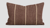 Shore Claret Outdoor Throw Cushion — full cushion, 400 × 600 mm