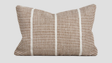 Shore Tobacco Outdoor Throw Cushion — full cushion, 400 × 600 mm
