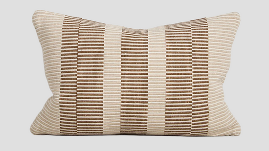 Solar Chocolate Outdoor Throw Cushion — full cushion, 400 × 600 mm