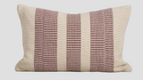 Solar Claret Outdoor Throw Cushion — full cushion, 400 × 600 mm