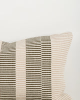 Solar Mangrove Outdoor Throw Cushion — woven pattern detail, 400 × 600 mm