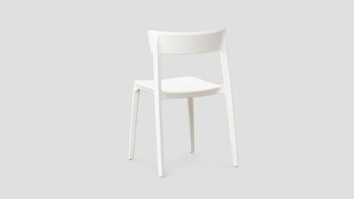 Westmere Dining Chair White Rear