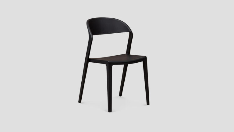 Milford Dining Chair Black Angle