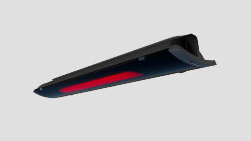 Heatscope Spot 3000W Radiant Heater Black On
