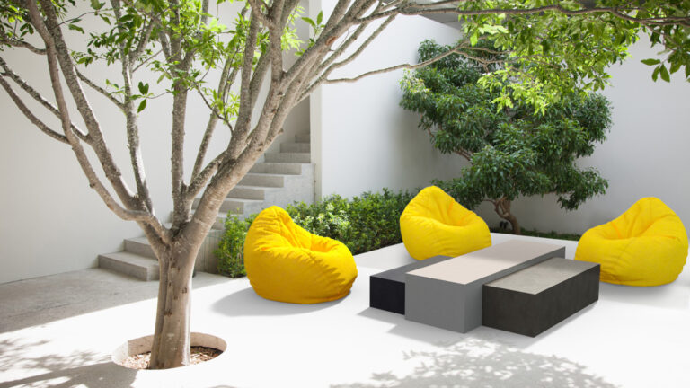 Outdoor Furniture NZ - Blinde Design Bloc L1 L2 Coffee Tables Installed