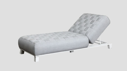 Bethells Lounger White Lead Chine