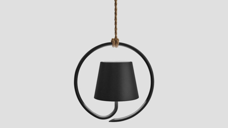 Poldina Hanging Lamp Matte Dark Grey