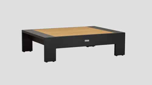 Mackenzie Alu Coffee Table Black