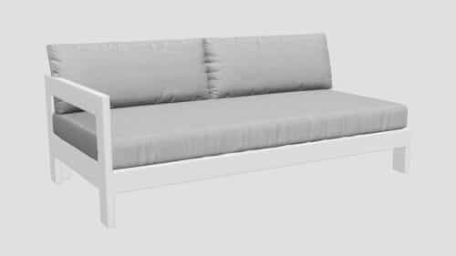 Pauanui Alu White Frame Right Arm Section