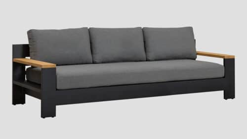 Mackenzie Triple Sofa Black