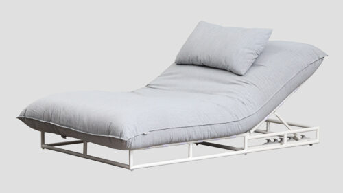 Papamoa Daybed White Lead Chine