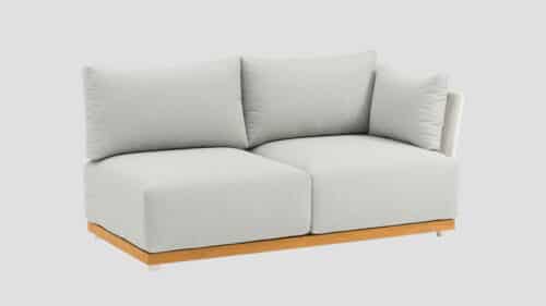 Opito Light Grey Double Left Section
