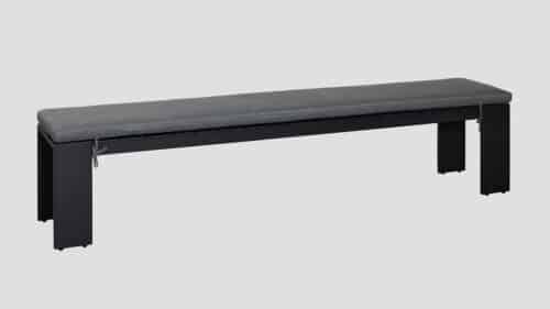 Waiheke Bench Black Graphite