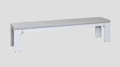 Waiheke Bench White Lead Chine