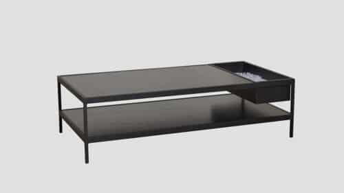 Tolaga Bay Coffee Table Black Marble