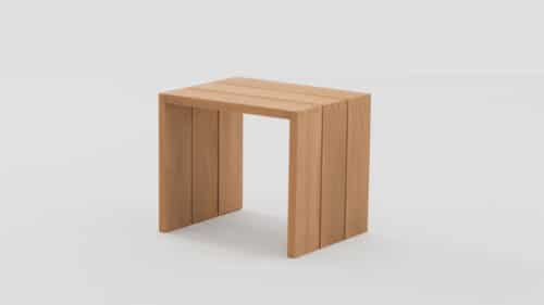 Teak Side Table Horizontal